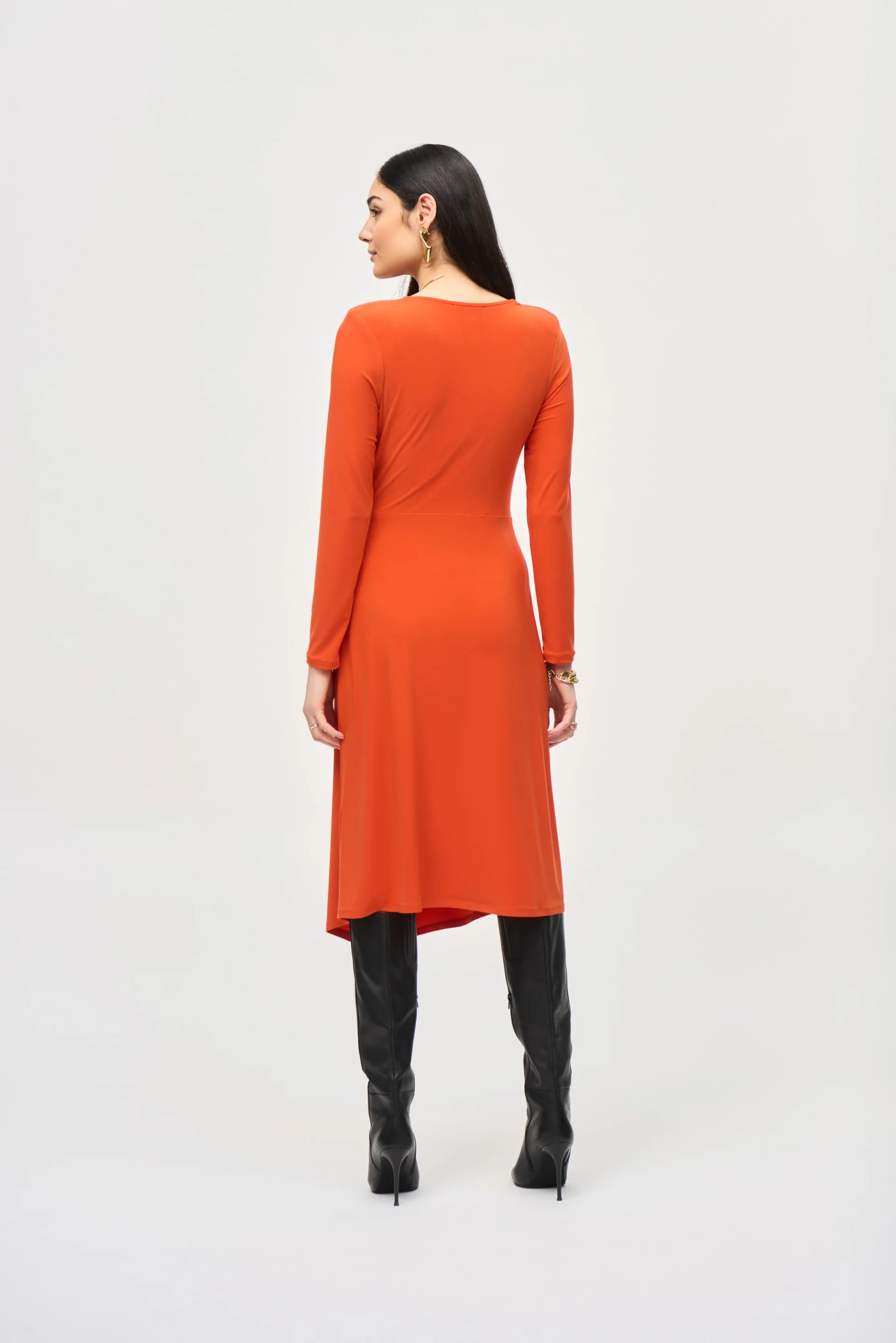 Joseph Ribkoff Lava Wrap Dress Style 243282 - Image 4