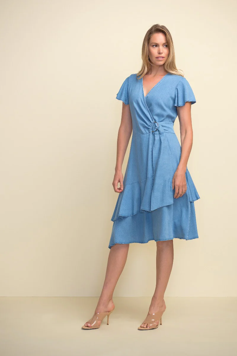 Joseph Ribkoff Light Blue Dress Style 211962