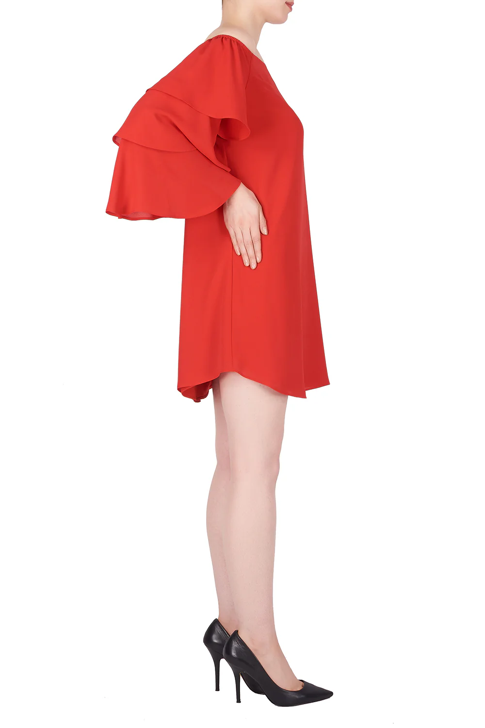 Joseph Ribkoff Lipstick RedTunic/Dress Style 191241 - Image 2