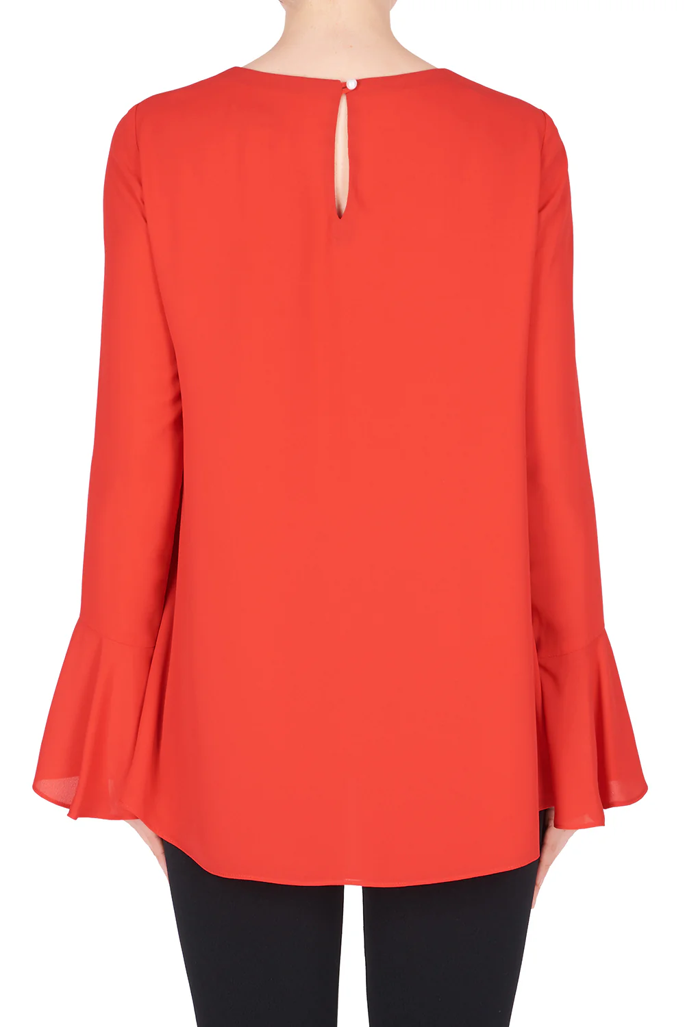Joseph Ribkoff Lipstick Red Top Style 182282 - Image 2