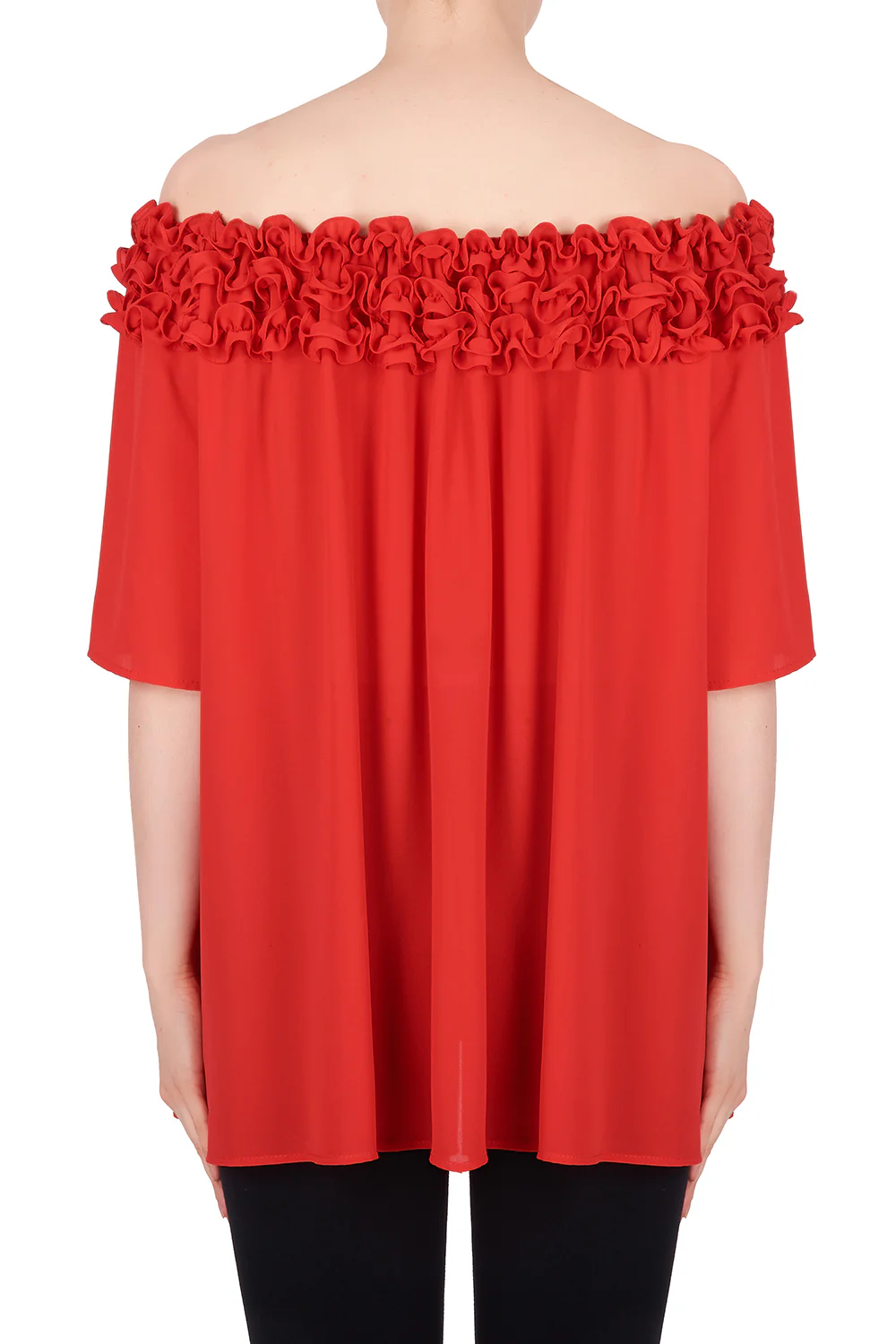 Joseph Ribkoff Lipstick Red Top Style 191243 - Image 2