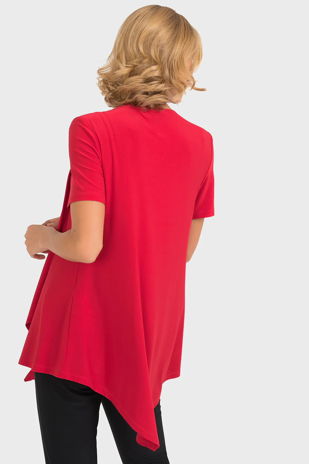 Joseph Ribkoff Lipstick Red Top Style 193131 - Image 2