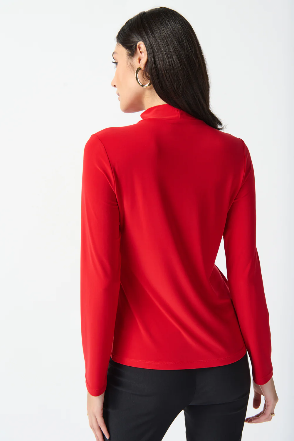 Joseph Ribkoff Lipstick Red Top Style 234129 - Image 2