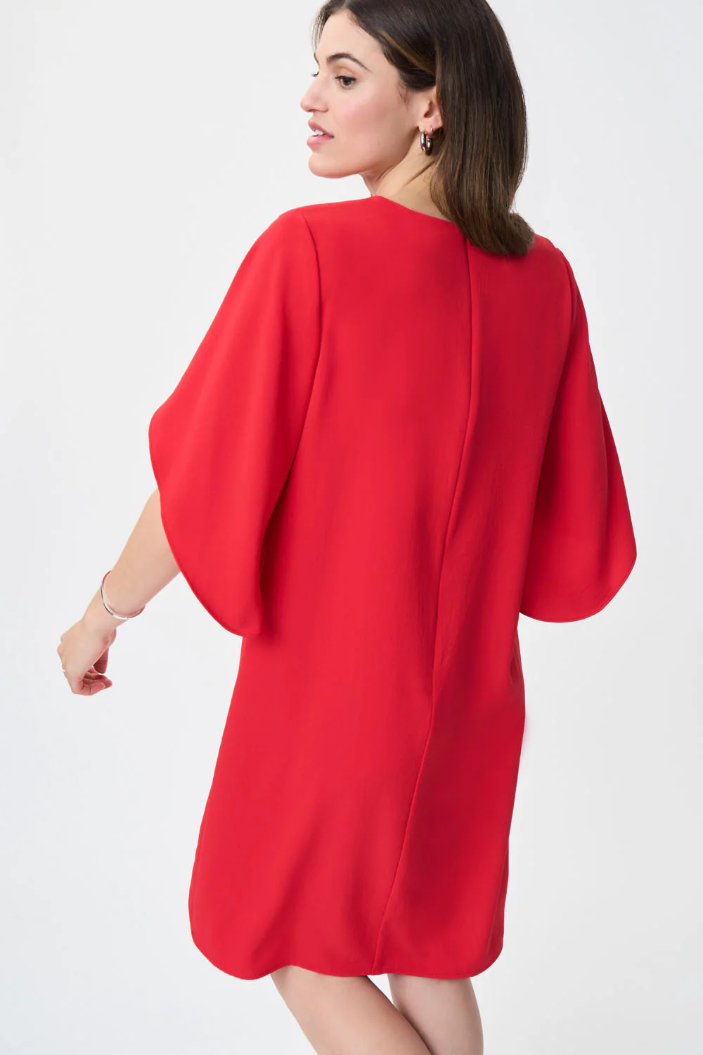Joseph Ribkoff Magma Red Dress Style 231203 - Image 2