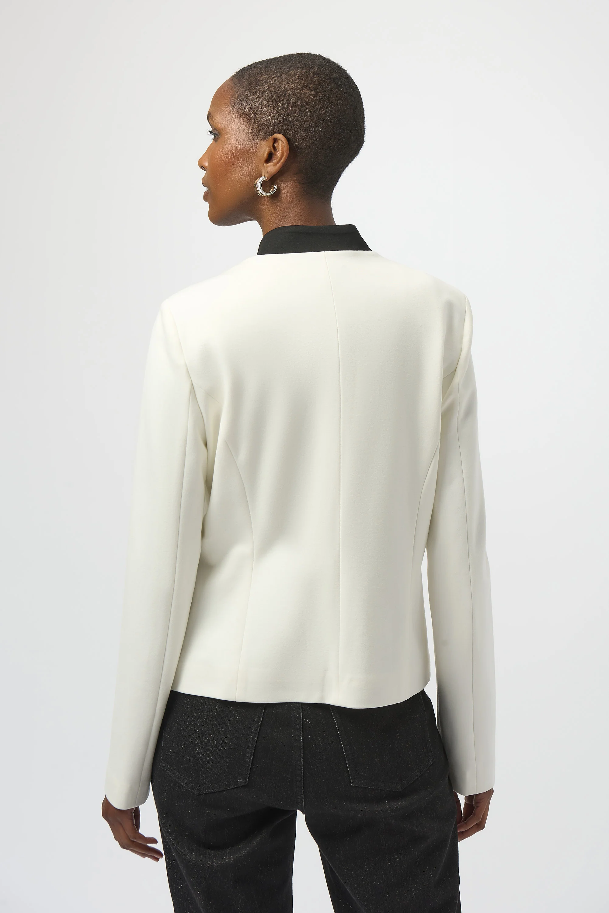 Joseph Ribkoff Mandarin Collar Fitted Jacket Style 254922 - Image 2
