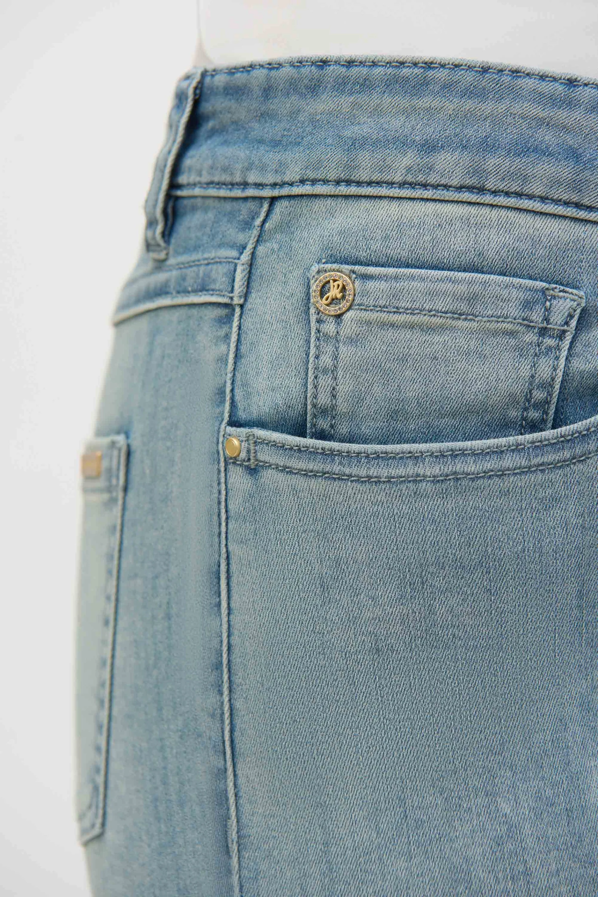 Joseph Ribkoff Classic Straight Leg Stretch Jeans Style 252926 - Image 4