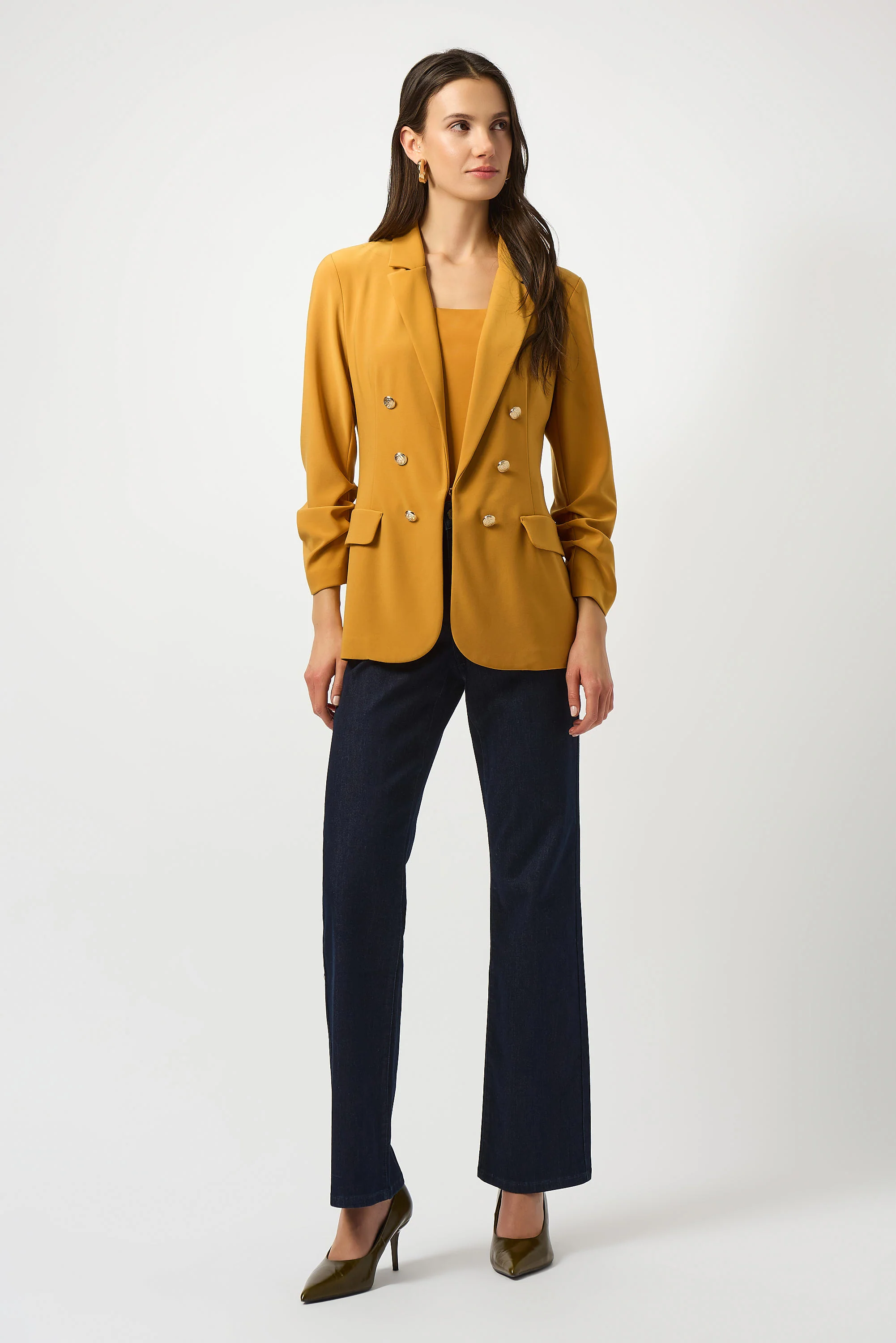 Joseph Ribkoff Silky Knit Fitted Blazer Style 253034 - Image 2