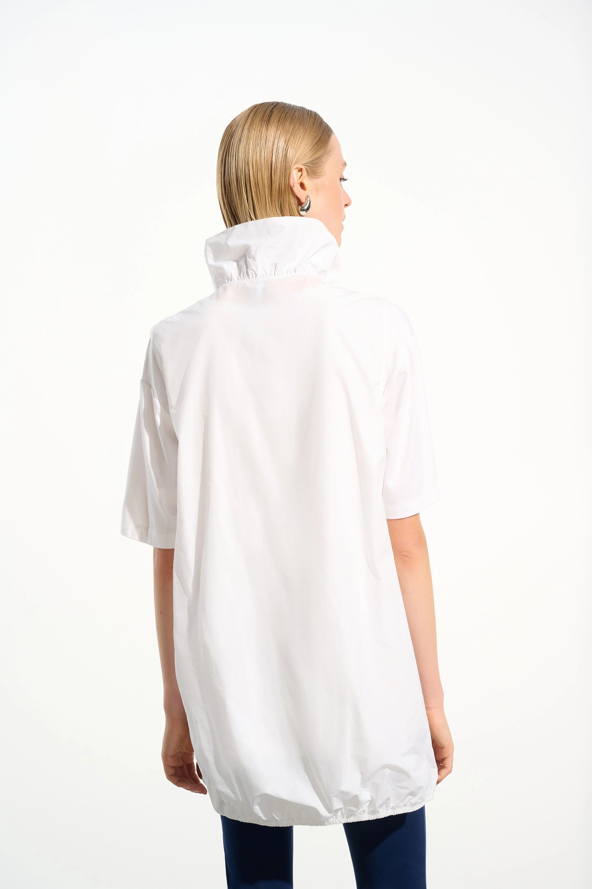 Joseph Ribkoff Memory Cocoon Vest With Shirred Collar Style 261639 - Image 4