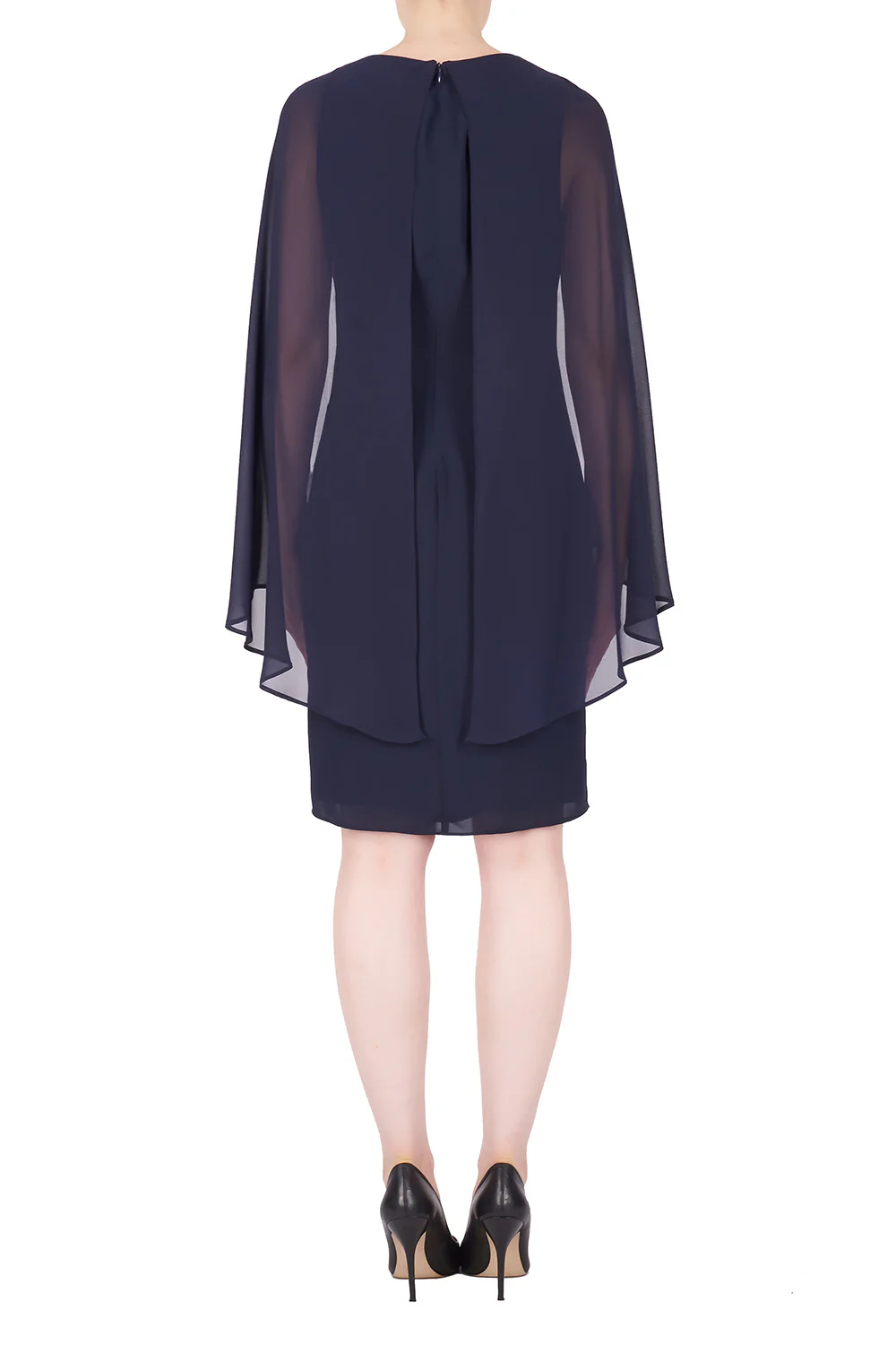 Joseph Ribkoff Midnight Blue Dress Style 184200 - Image 2