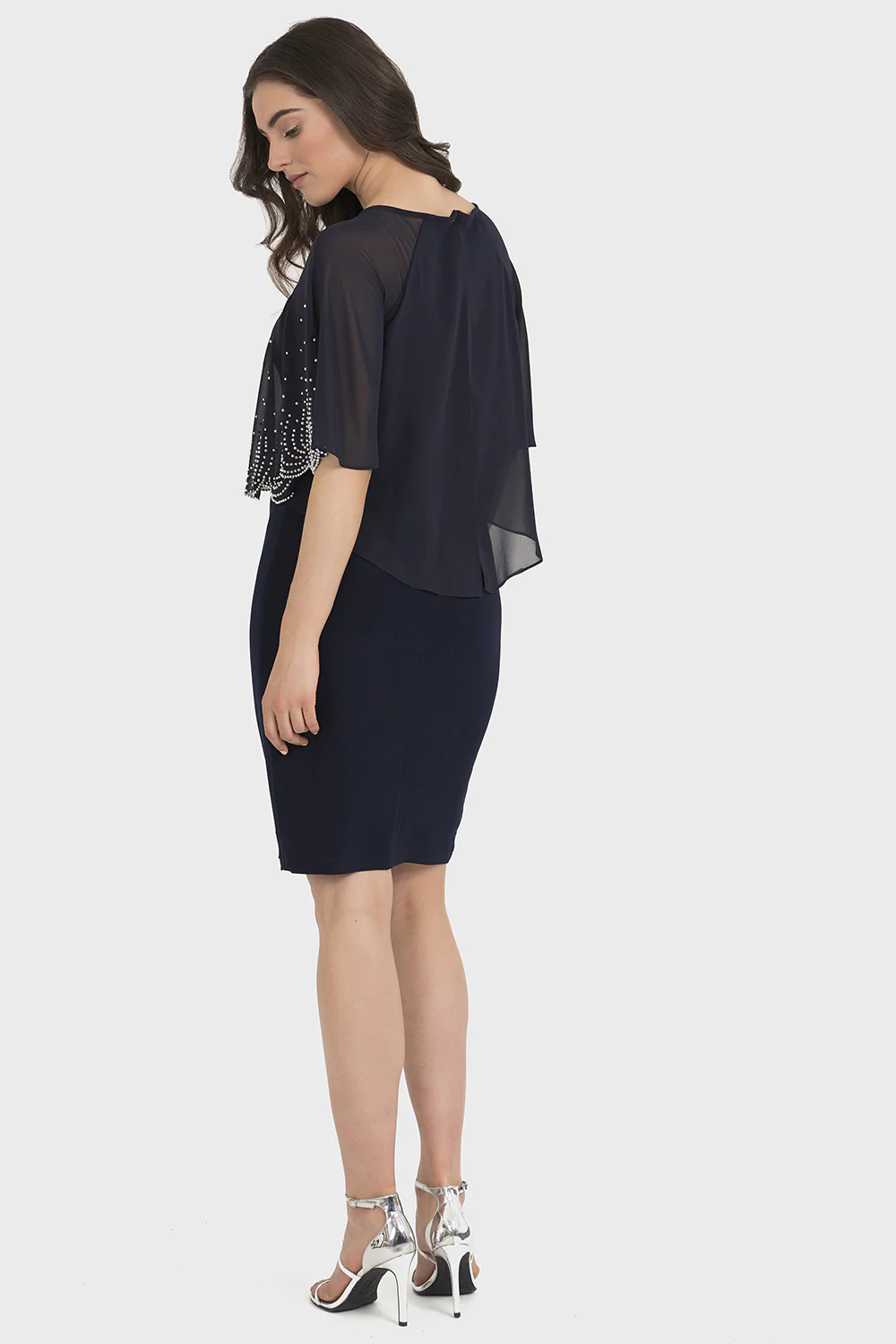 Joseph Ribkoff Midnight Blue Dress Style 194206 - Image 2
