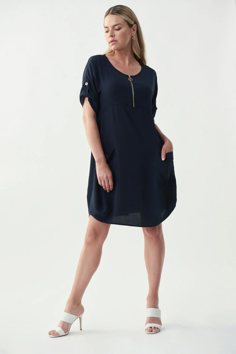 Joseph Ribkoff Midnight Blue Dress Style 221164