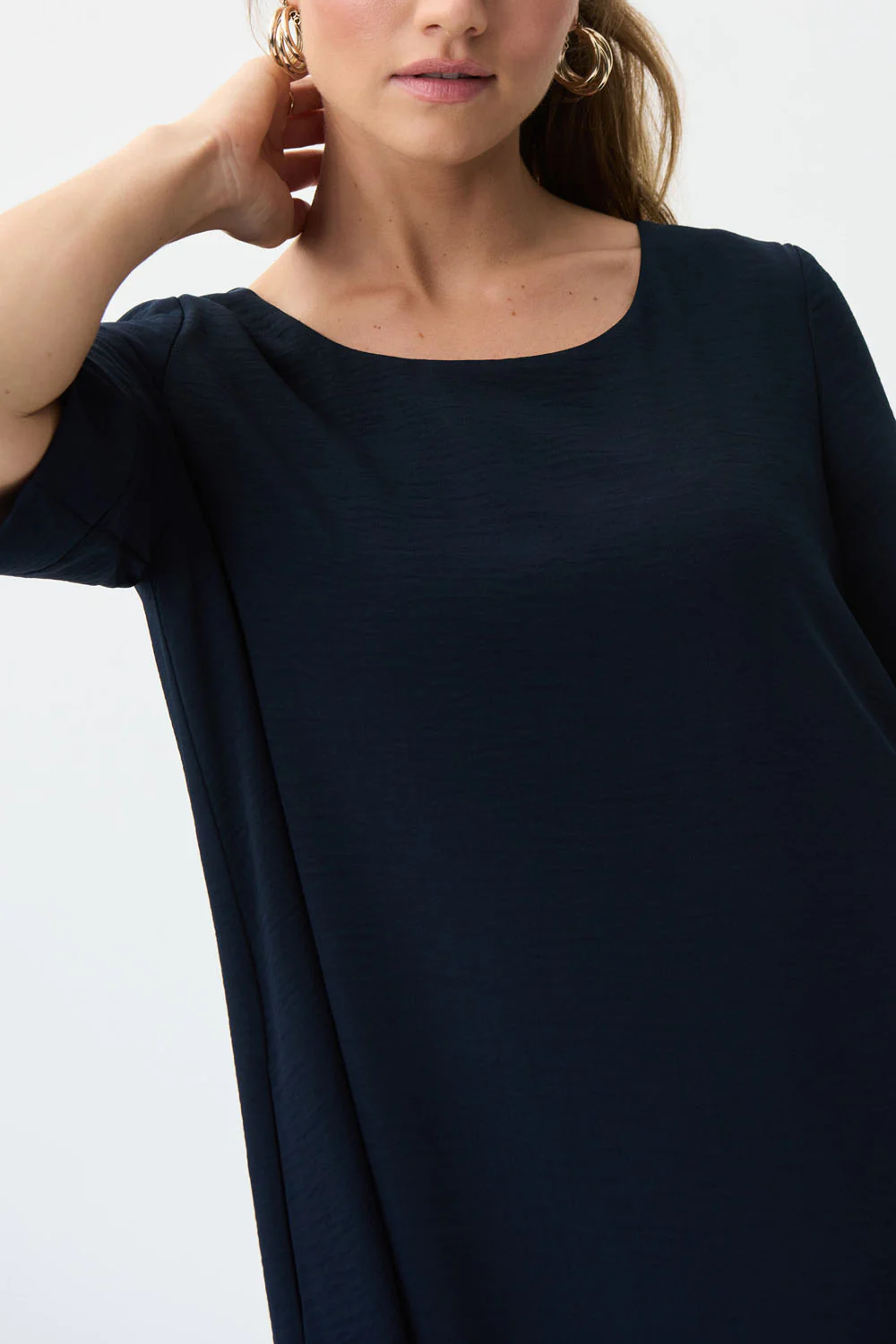 Joseph Ribkoff Midnight Blue Dress Style 231227 - Image 3