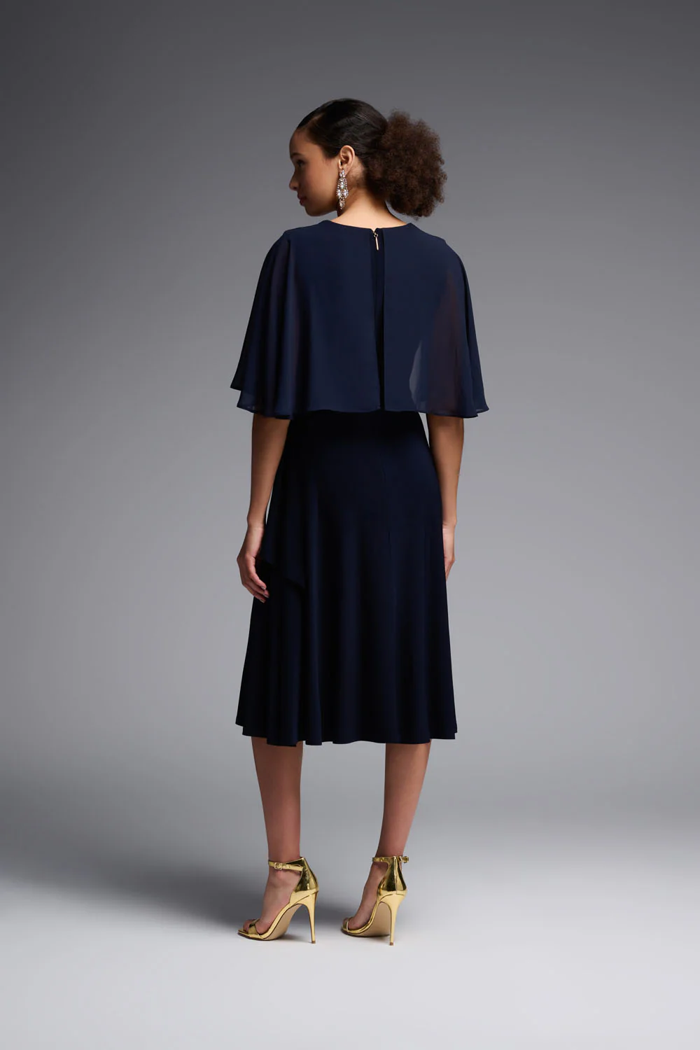 Joseph Ribkoff Midnight Blue Dress Style 231757 - Image 5