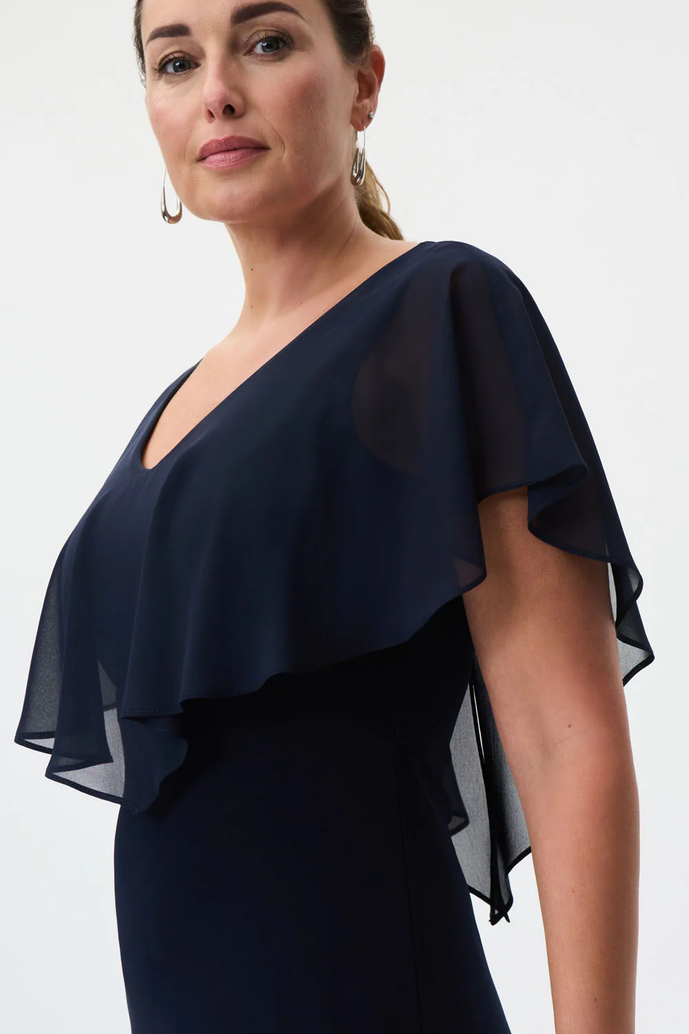 Joseph Ribkoff Midnight Blue Dress Style 232240 - Image 2