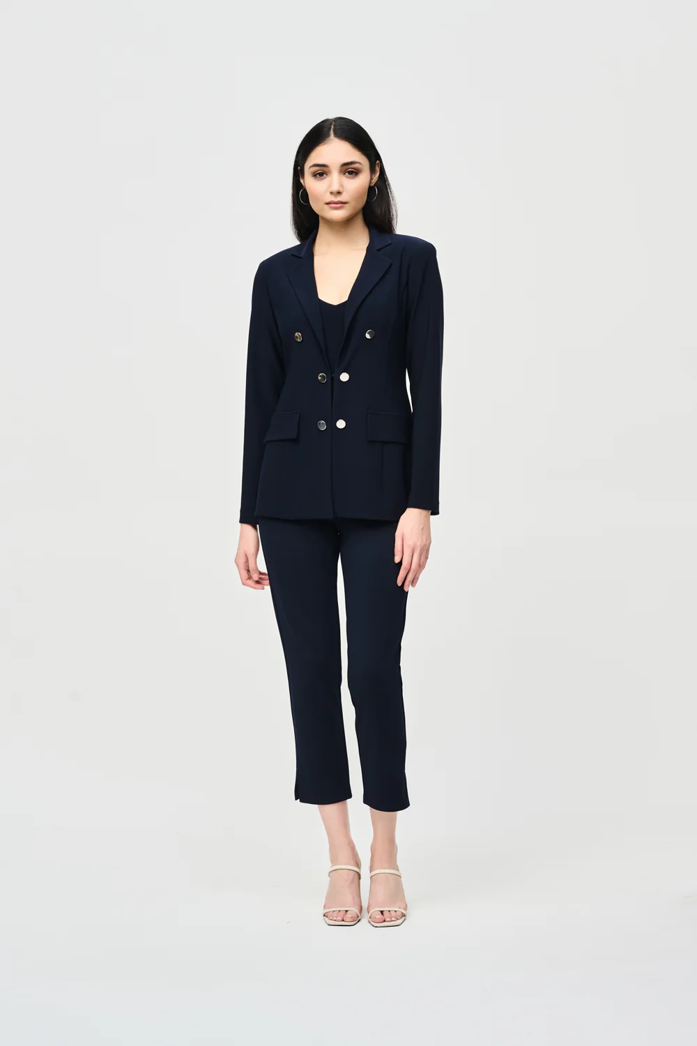 Joseph Ribkoff Midnight Blue Fitted Blazer Style 241145