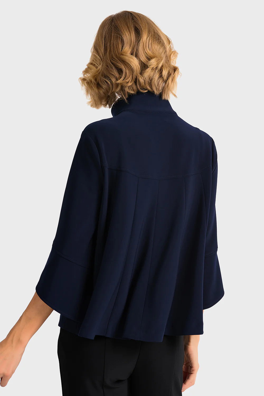 Joseph Ribkoff Midnight Blue Jacket Style 193198 - Image 3