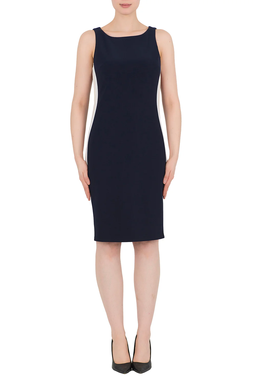 Joseph Ribkoff Midnight Blue/Multi Dress Style 191031