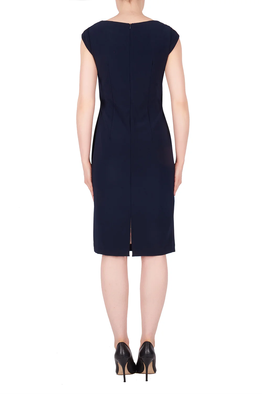 Joseph Ribkoff Midnight Blue/Multi Dress Style 191741 - Image 3
