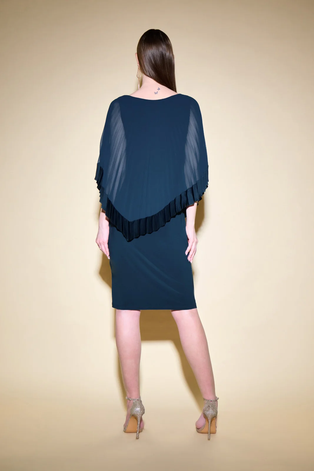 Joseph Ribkoff Midnight Blue Sheath Dress Style 234705 - Image 4