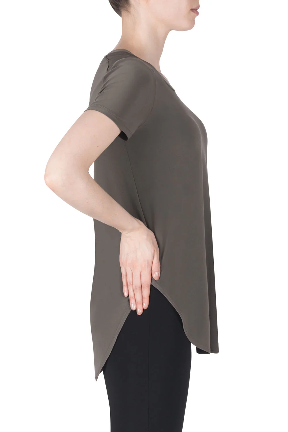 Joseph Ribkoff Short Sleeve Fitted T-Shirt Style 183220 - Image 10