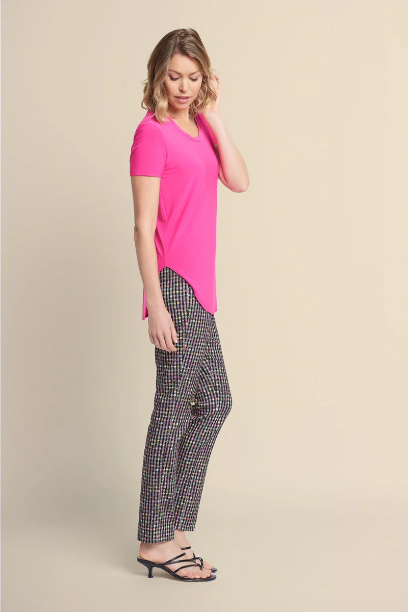 Joseph Ribkoff Short Sleeve Fitted T-Shirt Style 183220 - Image 16