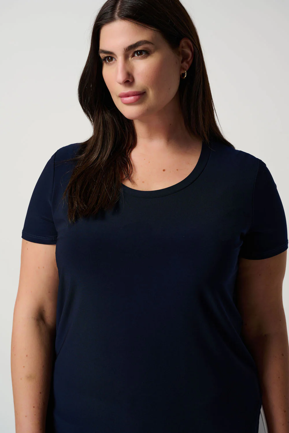 Joseph Ribkoff Short Sleeve Fitted T-Shirt Style 183220 - Image 2