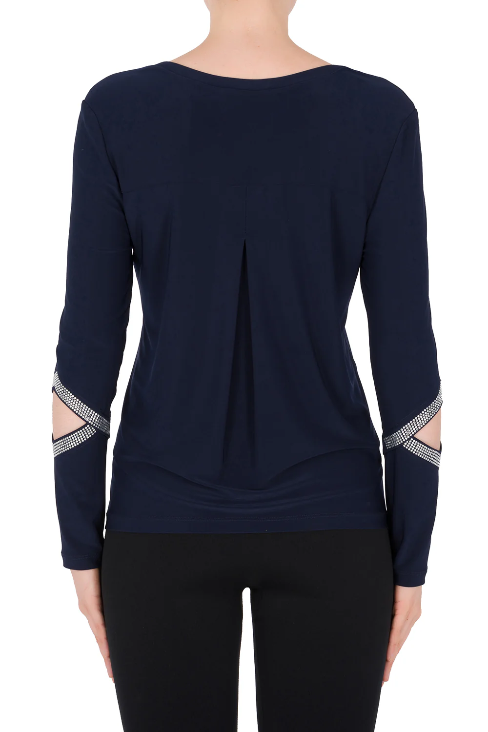 Joseph Ribkoff Midnight Blue Top Style 184141 - Image 3