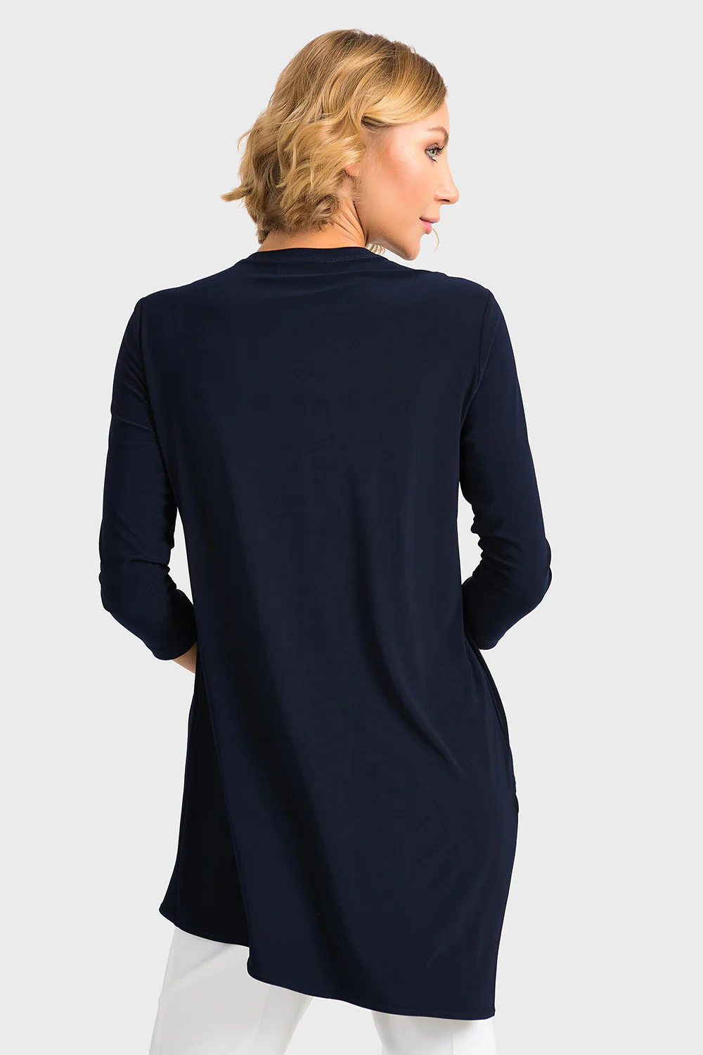 Joseph Ribkoff Midnight Blue Tunic Style 161066 - Image 2