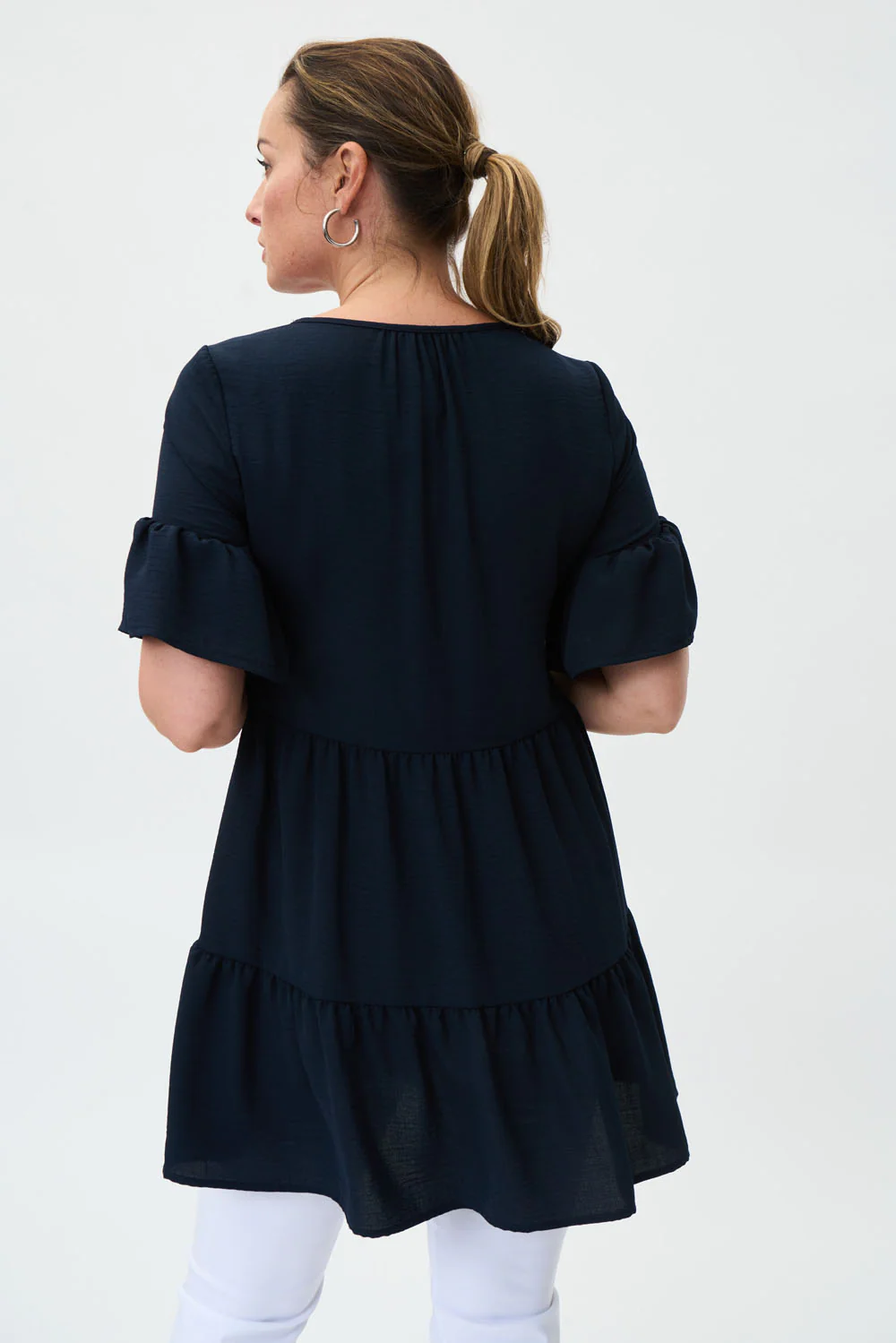 Joseph Ribkoff Midnight Blue Tunic Style 231086 - Image 2