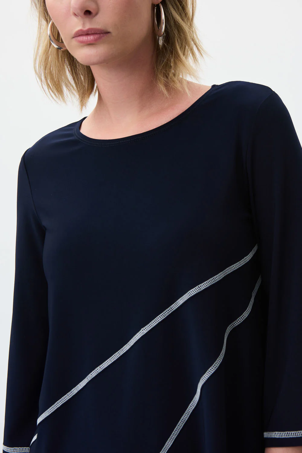 Joseph Ribkoff Midnight Blue Tunic Style 231173 - Image 2