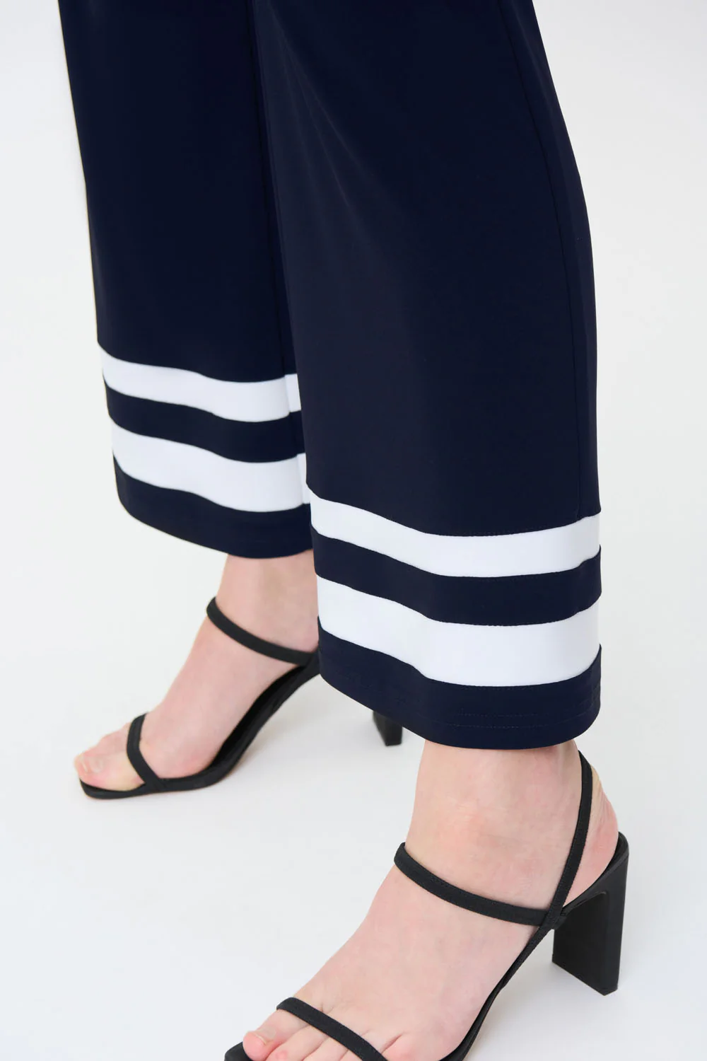 Joseph Ribkoff Midnight Blue/Vanilla Pants Style 231031 - Image 3