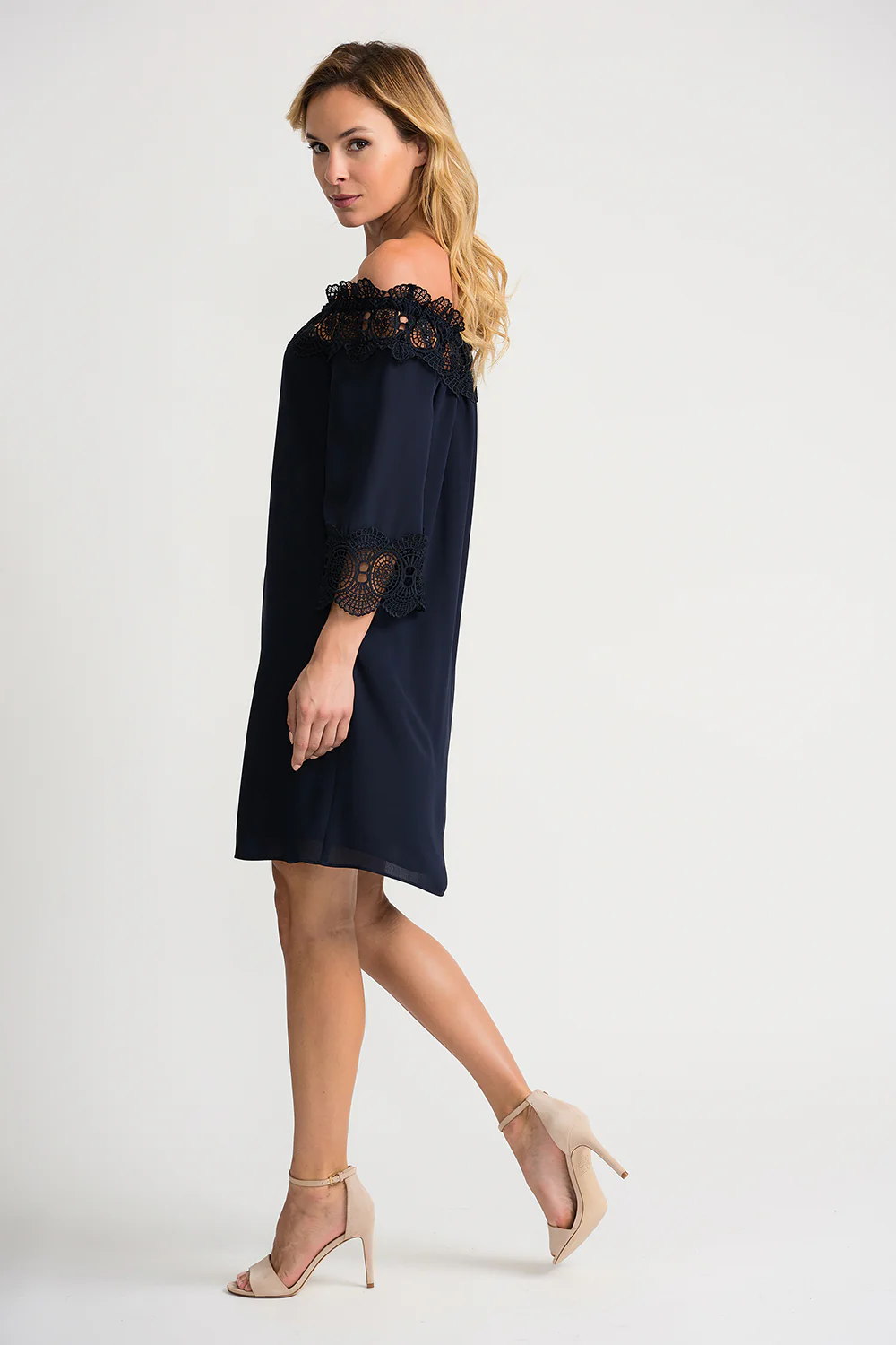 Joseph Ribkoff Midnight Dress Style 202091 - Image 3