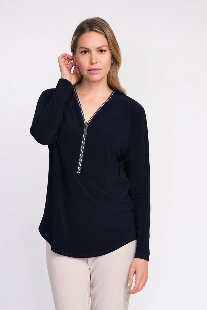 Joseph Ribkoff Midnight Top Style 203230