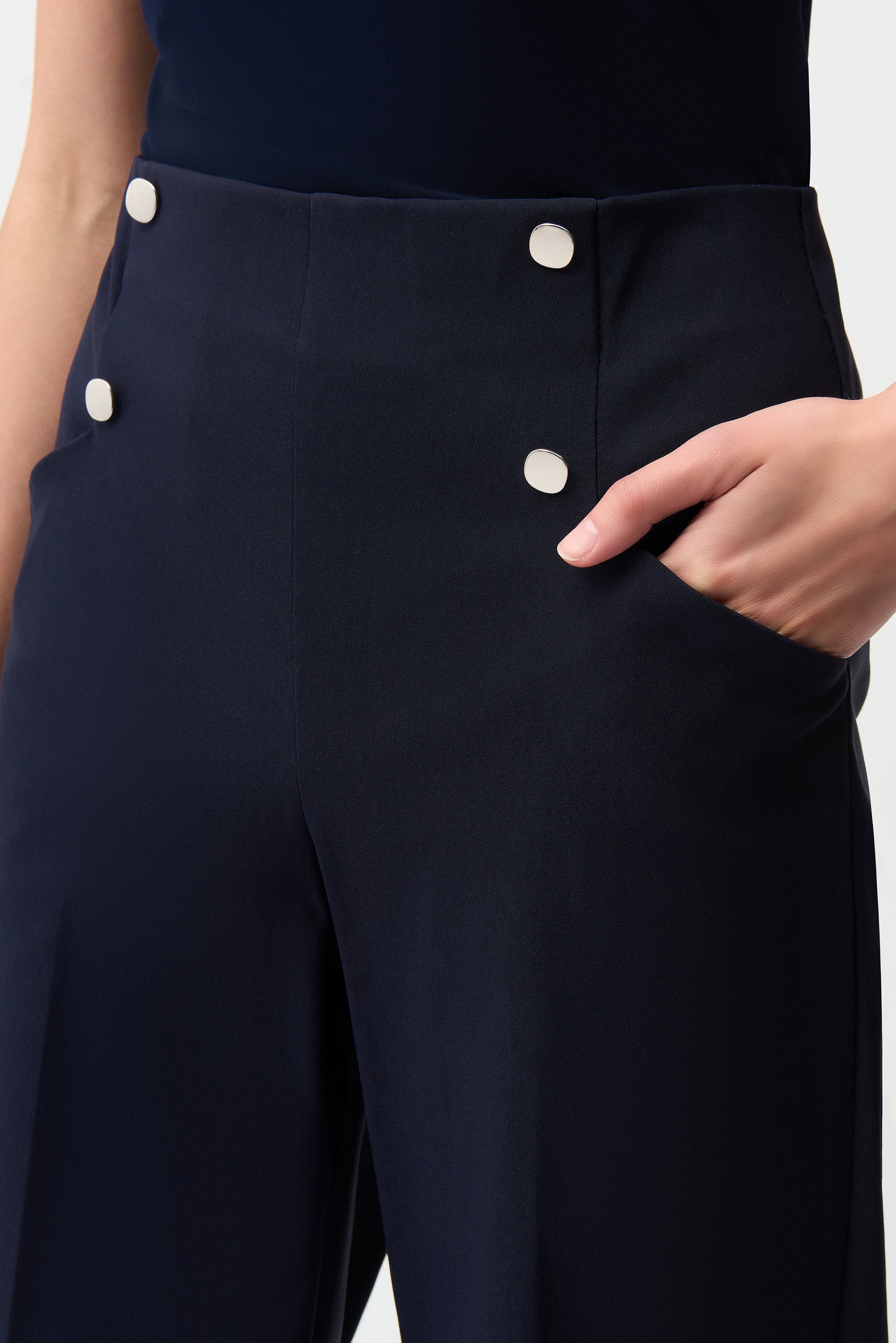 Joseph Ribkoff Millennium Wide Leg Pull-On Pants Style 261040 - Image 10