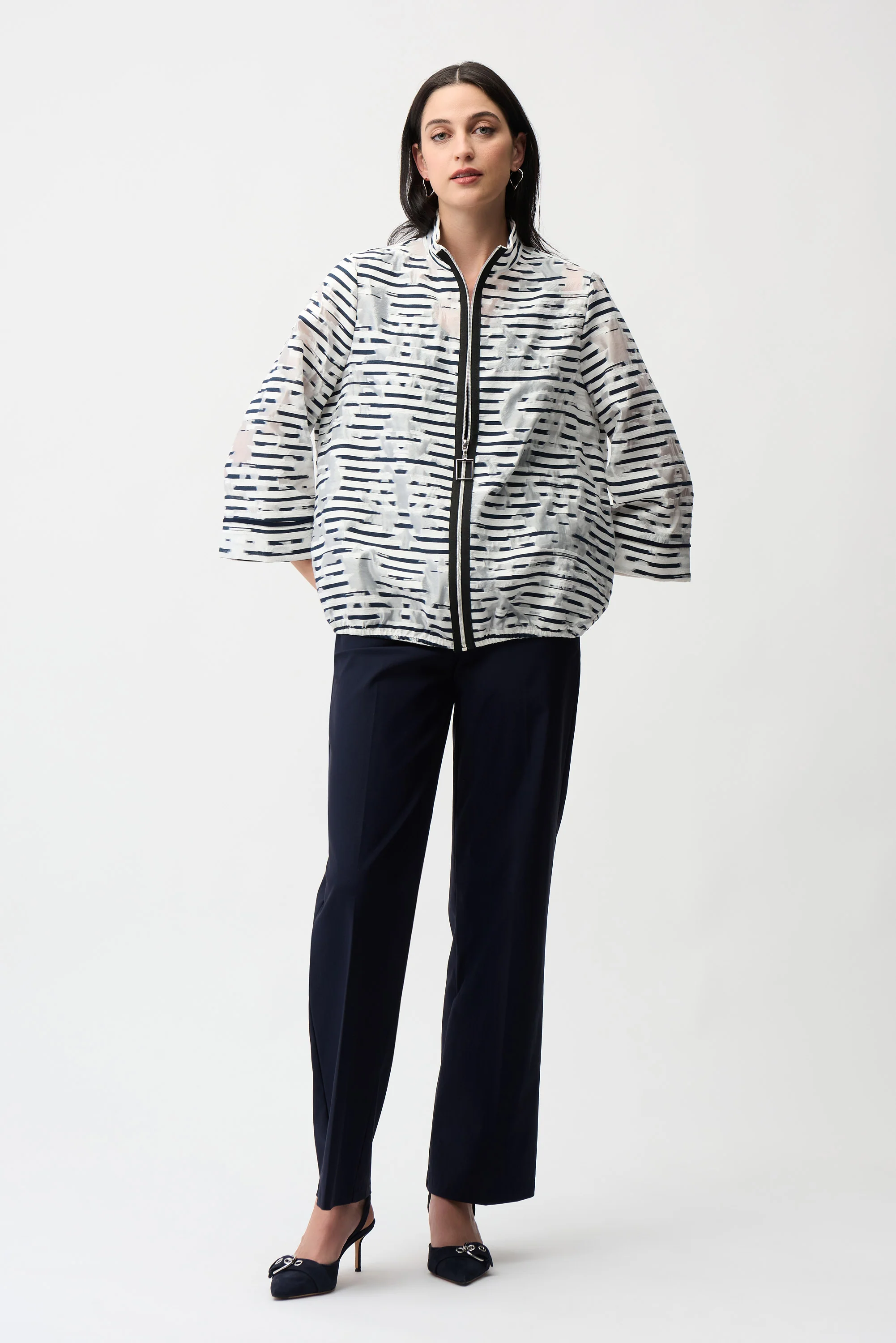 Joseph Ribkoff Millennium Wide Leg Pull-On Pants Style 261040 - Image 9