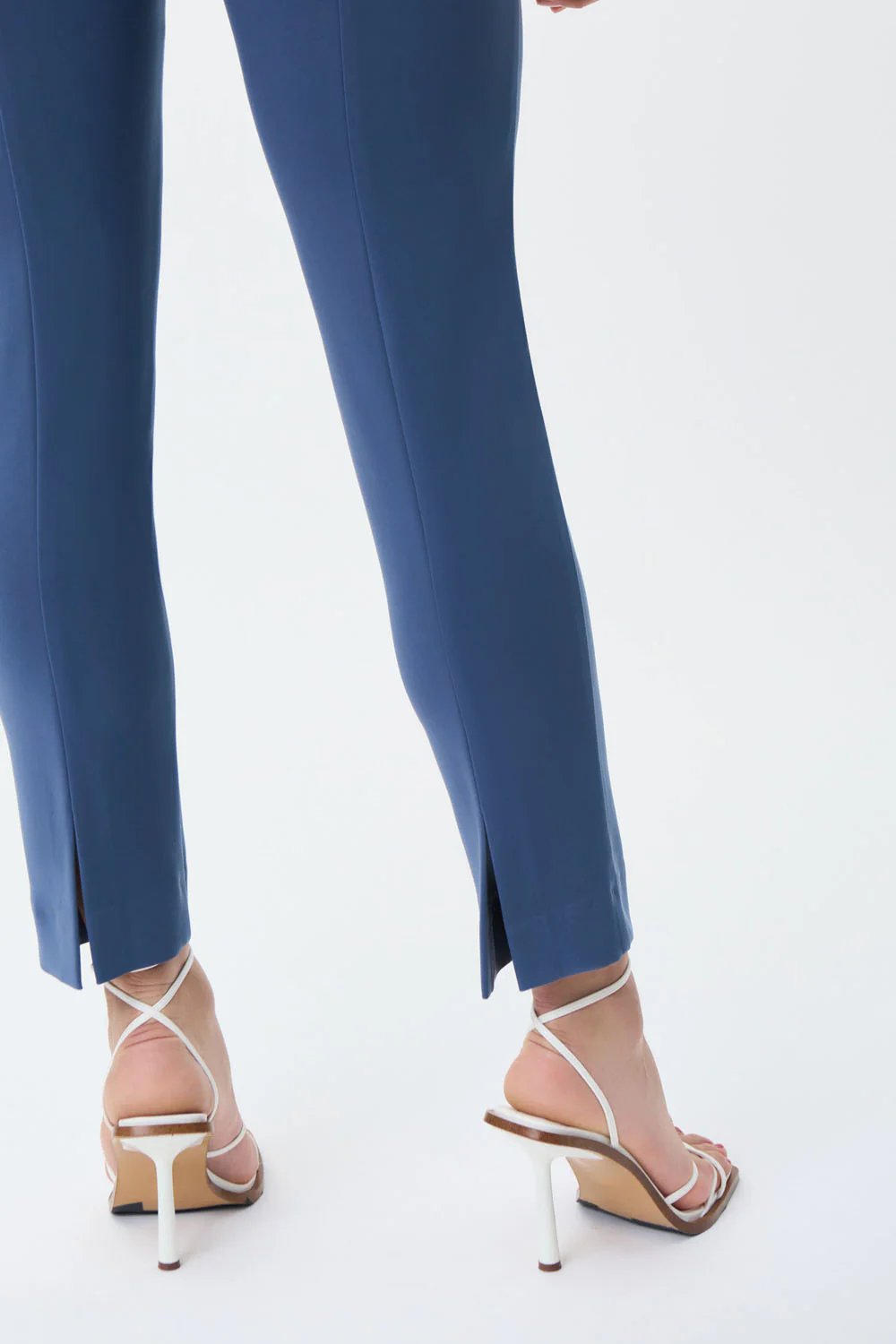 Joseph Ribkoff Mineral Blue Classic Straight Pant Style 143105 - Image 3