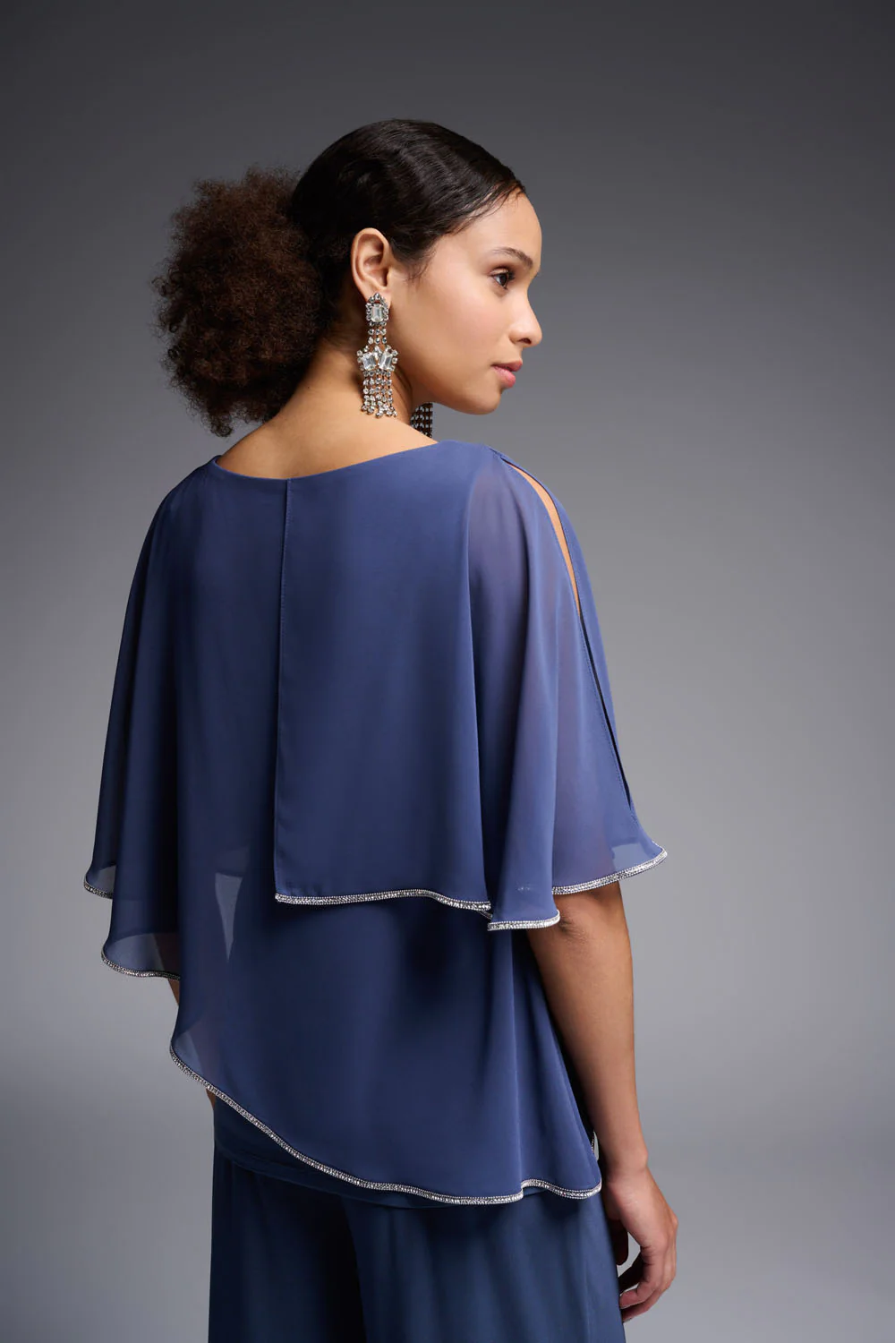 Joseph Ribkoff Mineral Blue Top Style 231720 - Image 3