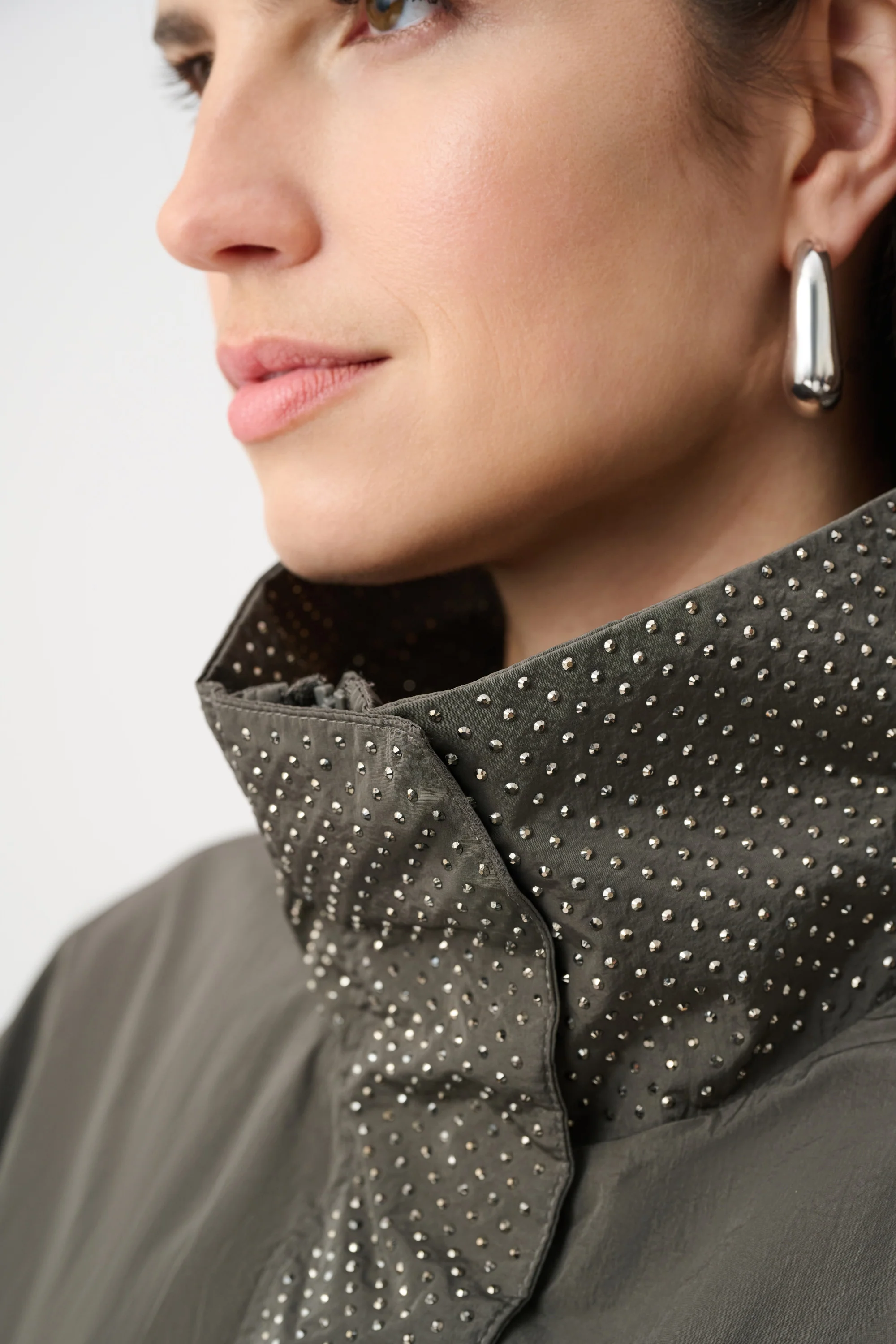 Joseph Ribkoff Mock-Neck Embellished Jacket Style 263633 - Image 5