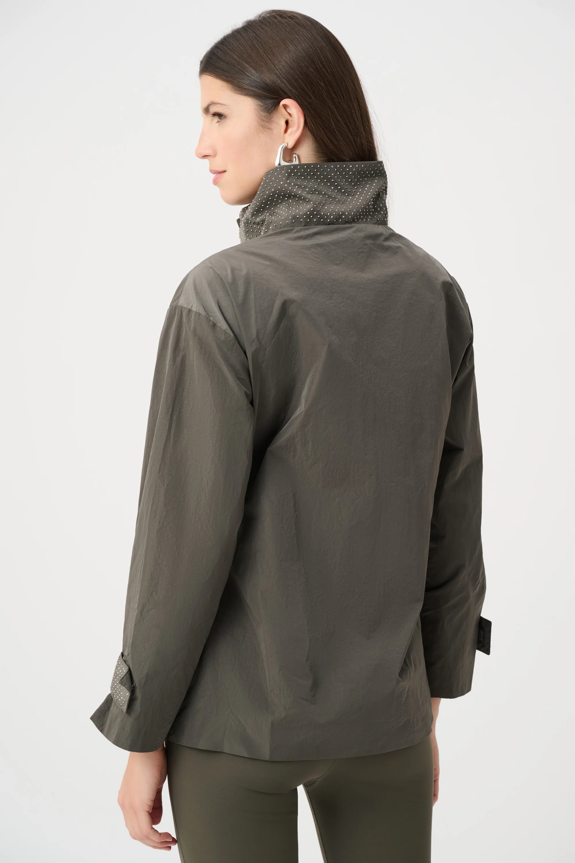 Joseph Ribkoff Mock-Neck Embellished Jacket Style 263633 - Image 6