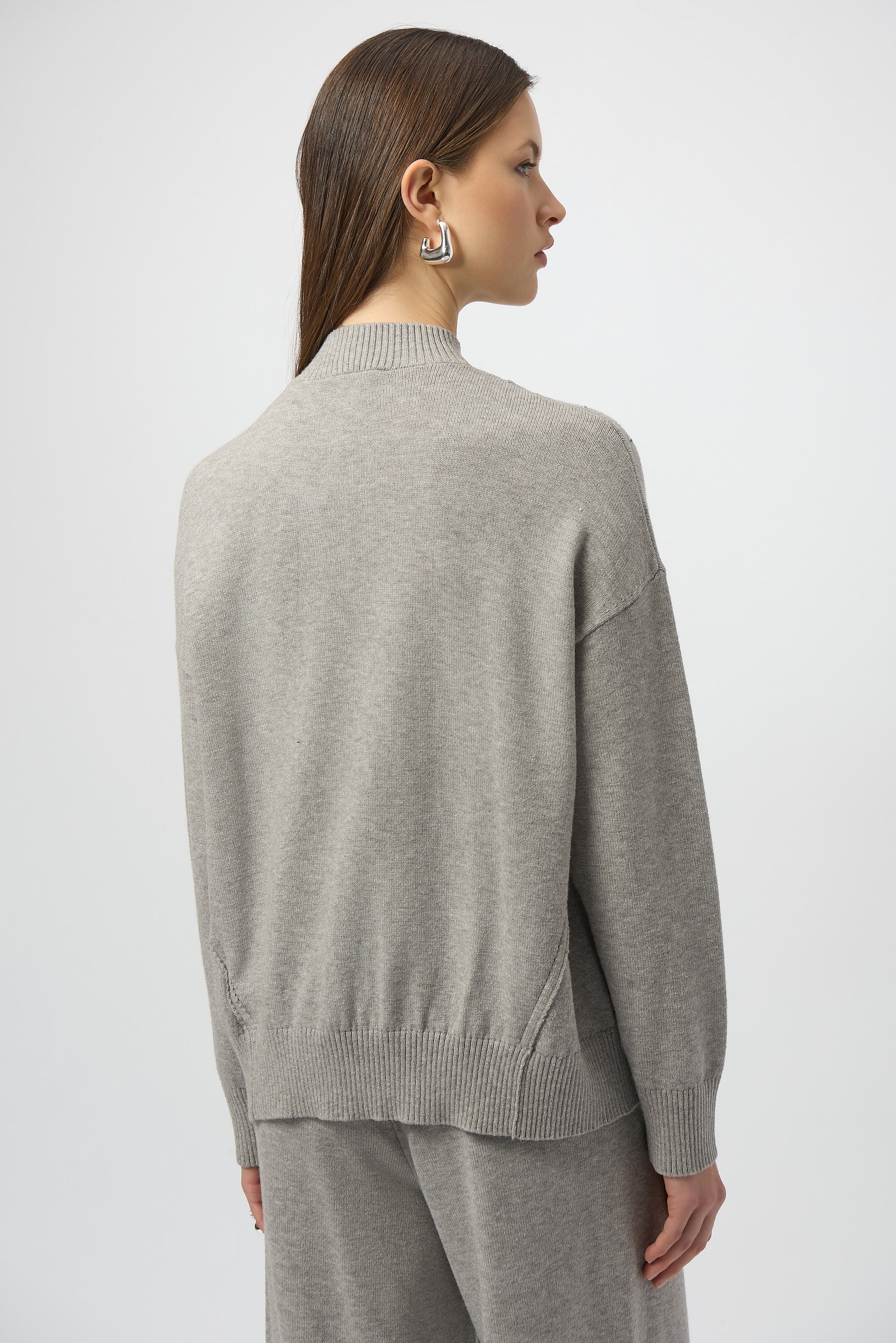 Joseph Ribkoff Mock Neck Pullover with Rhinestones Style 254933 - Image 5