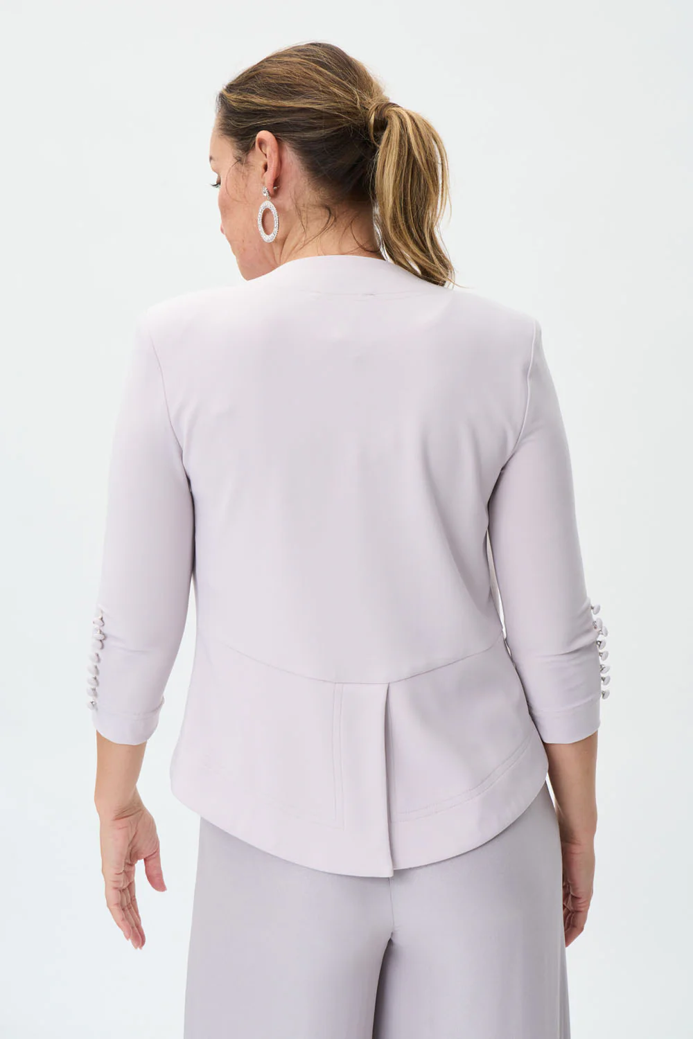Joseph Ribkoff Mother of Pearl Bolero Style 161140 - Image 3