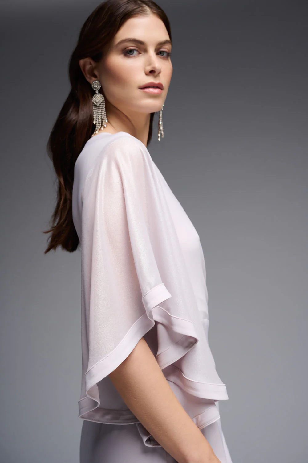 Joseph Ribkoff Mother of Pearl Dress Style 231747 - Image 3