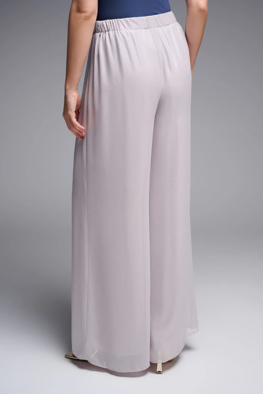 Joseph Ribkoff Mother of Pearl Palazzo Pants Style 231754 - Image 2