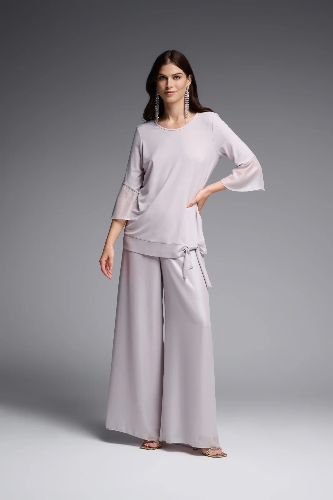 Joseph Ribkoff Mother of Pearl Top Style 231739 - Image 4