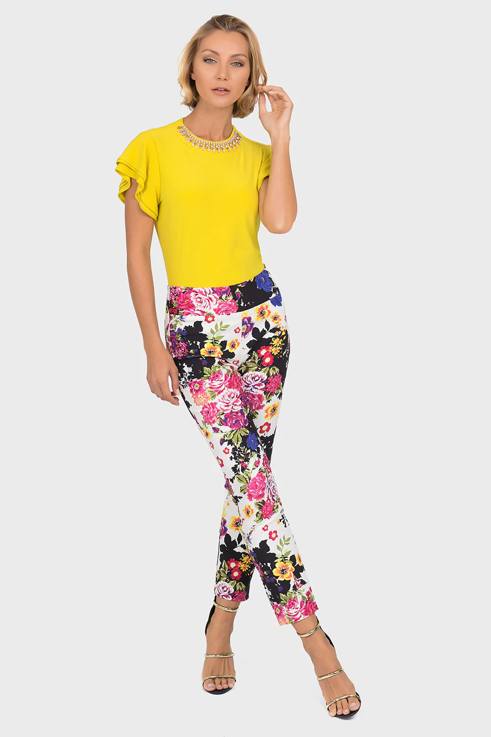 Joseph Ribkoff Multi Pants Style 192694 - Image 4