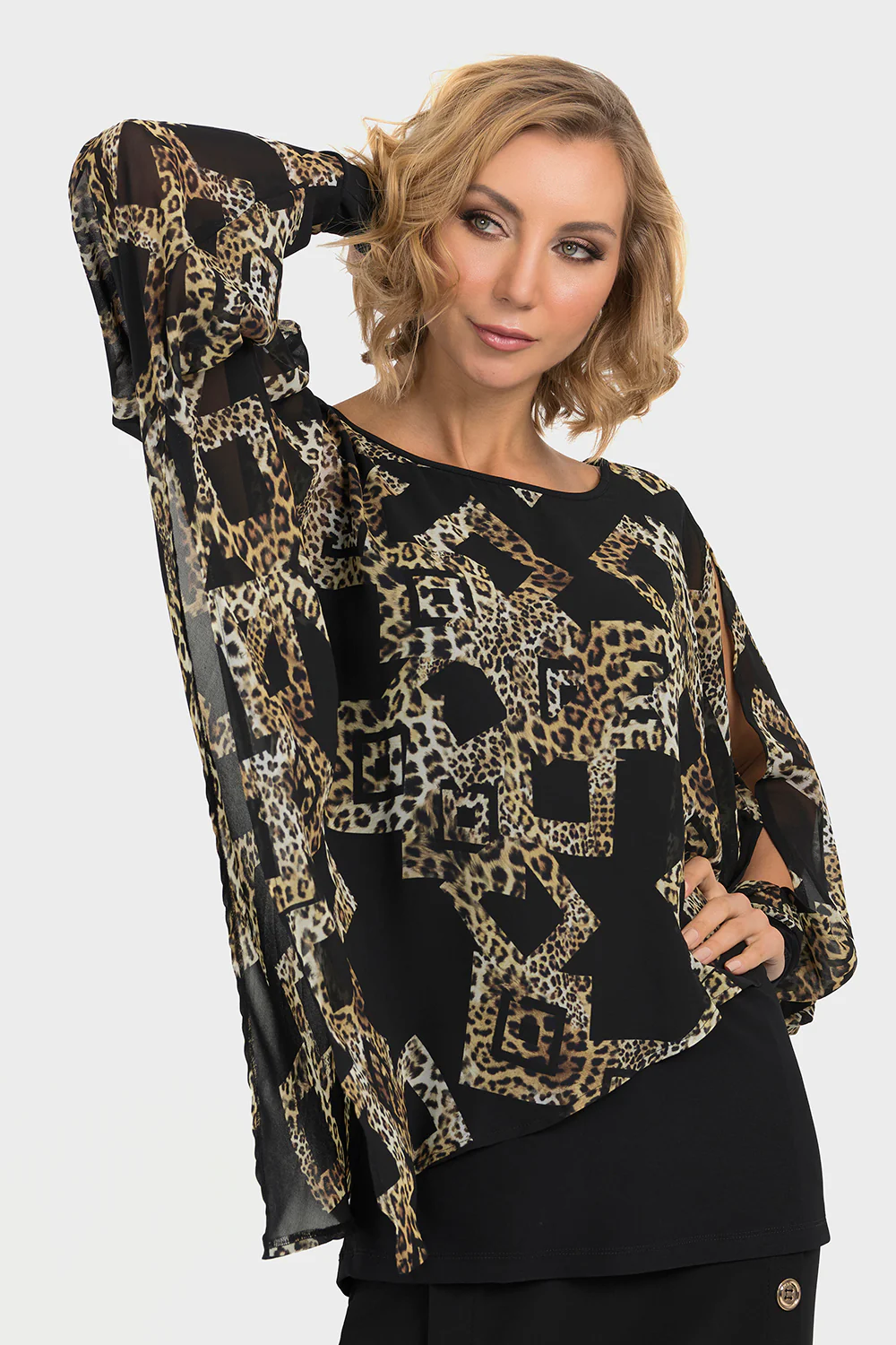 Joseph Ribkoff Multi Top Style 193571 - Image 2