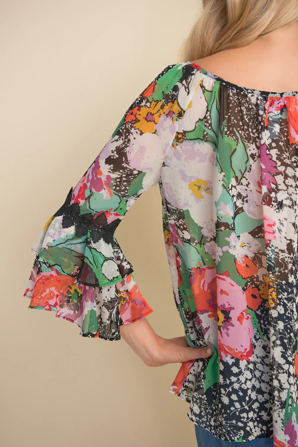 Joseph Ribkoff Multi Top Style 212302 - Image 2