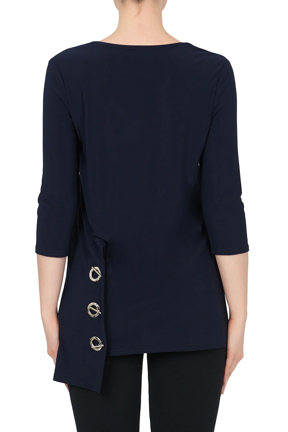 Joseph Ribkoff Navy Top Style 191080 - Image 2