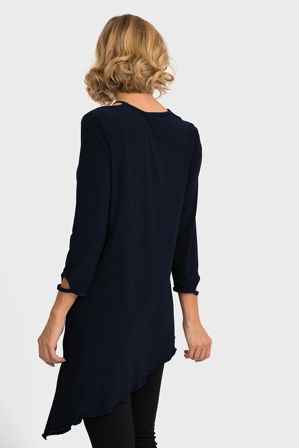 Joseph Ribkoff Navy Tunic Style 193077 - Image 4