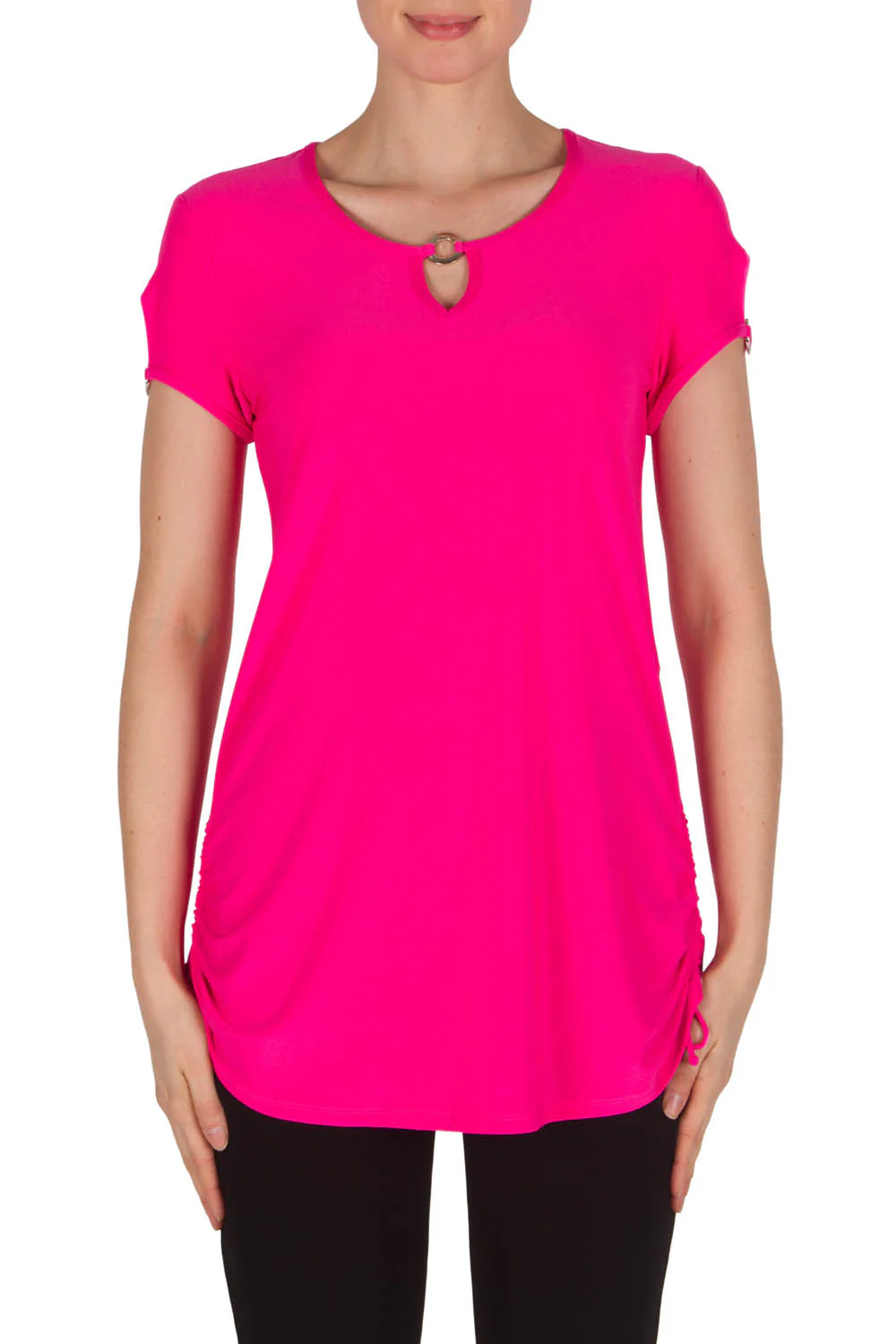 Joseph Ribkoff Neon Pink Tunic Style 182200